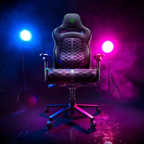 Razer Enki Gaming Chair (Black-Green)